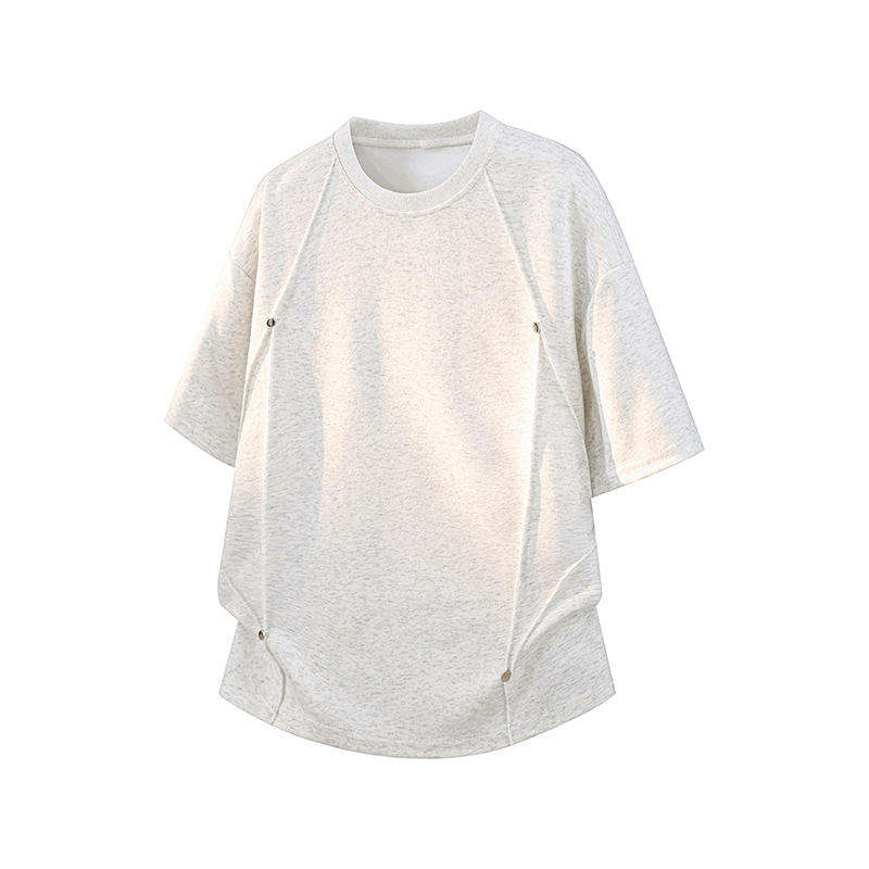 Men's New Summer Trendy Color-Block Cotton All Match T-Shirt