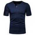 New Men's Thin High Stretch Round Neck T-Shirt