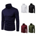 Men's Plus Size Warm High Neck Long Sleeve Bottoming Shirt