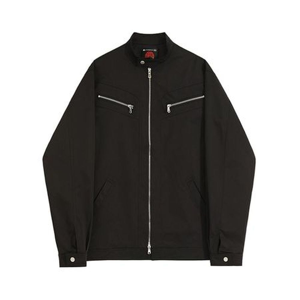 Men's Autumn Loose-Fit Stand-Collar Jacket
